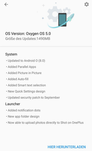 OnePlus liefert bereits das Oreo-Update für seine OnePlus 3-Geräte aus.