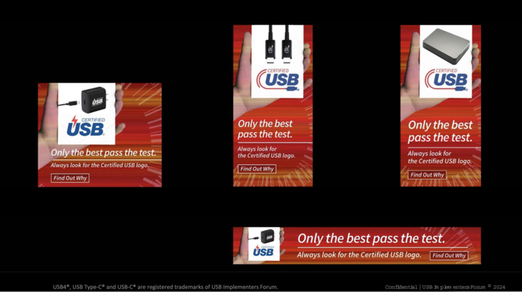 Die neue Bannerwerbung, die ab Mitte des Jahres geschaltet werden soll. (Bild: USB IF)