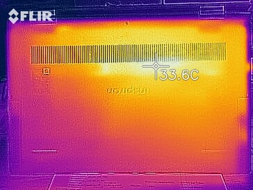 Unterseite im Leerlauf