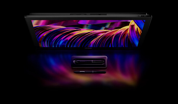 Eine starke Farbdarstellung wird beworben (Bildquelle: Huion)