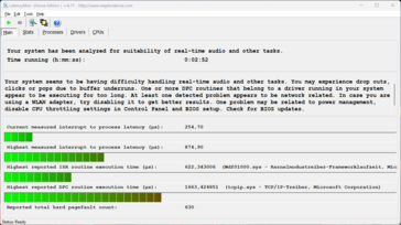 LatencyMon - Übersicht