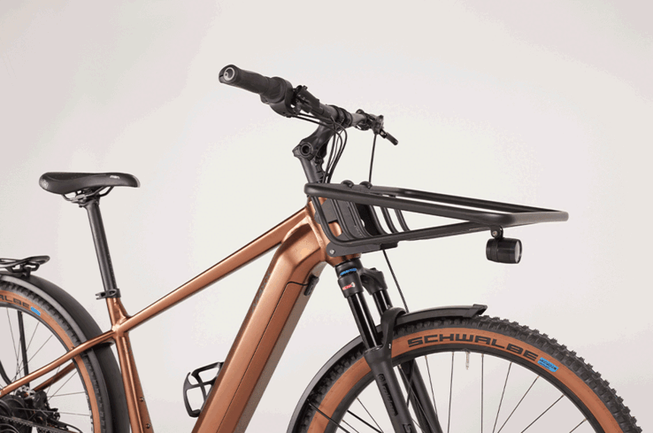 Es können zwei unterschiedliche Frontgepäckträger geordert werden