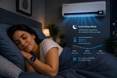 Die Galaxy Watch und der Galaxy Ring können jetzt Klimaanlagen nachts automatisch steuern