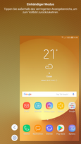 Samsung Galaxy J7 (2017): Einhand-Modus