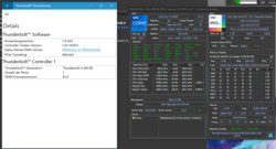 Screenshot Intel Thunderbolt Kontrollcenter