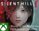 Xbox-Spieleintrag zu Silent Hill f mit Haftungsausschluss zum Eigentum (Bildquelle: Xbox Gaming, bearbeitet)