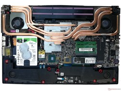 Die Kühlung des MSI GP75 Leopard 9SD.