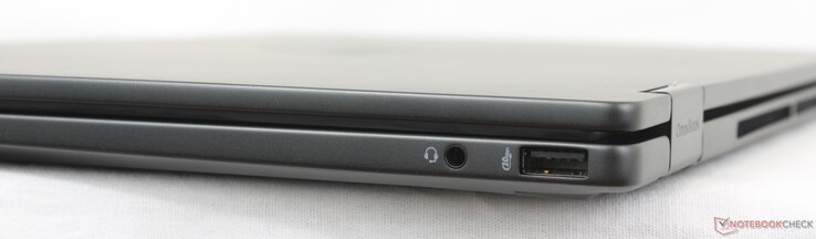 Rechts: 3,5-mm-Kopfhörer, USB-A (10 Gbps)