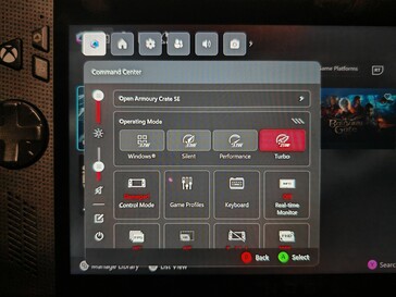 Armoury Crate SE ist direkt in die Game Bar integriert