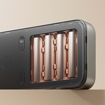 Die Energieversorgung erfolgt mit vier Batterien