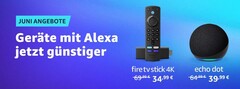 Die Amazon Juni Angebote bescheren Amazon-Hardware zu reduzierten Preisen. (Bild: Amazon)