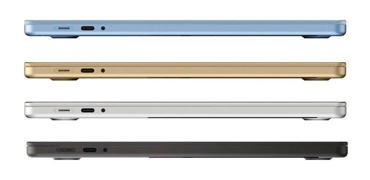 In diesen vier Farboptionen soll das neue MacBook Air 2022 zu haben sein. (Bild: Darvik Partel)