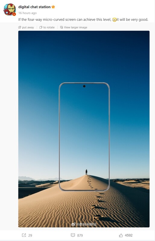 Das Xiaomi 14 Pro könnte annähernd dieses Idealbild eines komplett randlosen Smartphone-Designs erreichen.