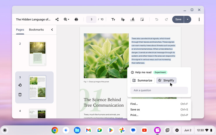 Texte sollen sich auf Knopfdruck vereinfachen lassen (Bildquelle: Google)