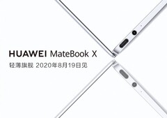 Huawei teasert ein neues MateBook X für den 19. August: Randloses Display und &quot;Free Touch&quot; werden erwartet.