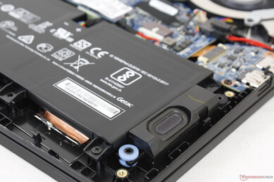 Stereo-2-W-Lautsprecher in der Nähe der vorderen Ecken