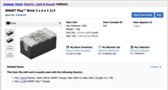 Einer der wenigen Wege an einen Smart Brick einzeln zu kommen: Das zu Lego gehörende Portal Bricklink.