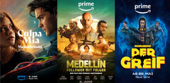 Amazon Prime Video Rekord: Höchste Zuschauerzahlen aller Zeiten für NEO-Filme Culpa Mia und Medellin in Top 10.