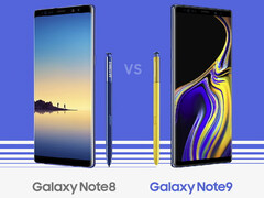 Infografik: Das sind die Unterschiede zwischen Note9 und Note8.