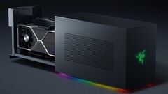 Razer Tomahawk Gaming Desktop mit Intel Core i9-9980HK und Nvidia GeForce RTX 3080.