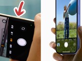 Den Camera Control Button im iPhone 16 und iPhone 16 Pro wird es bald auch auf Android-Phones geben, wie ein Realme-Teaservideo zeigt. (Bildquelle: Realme, Apple, editiert)