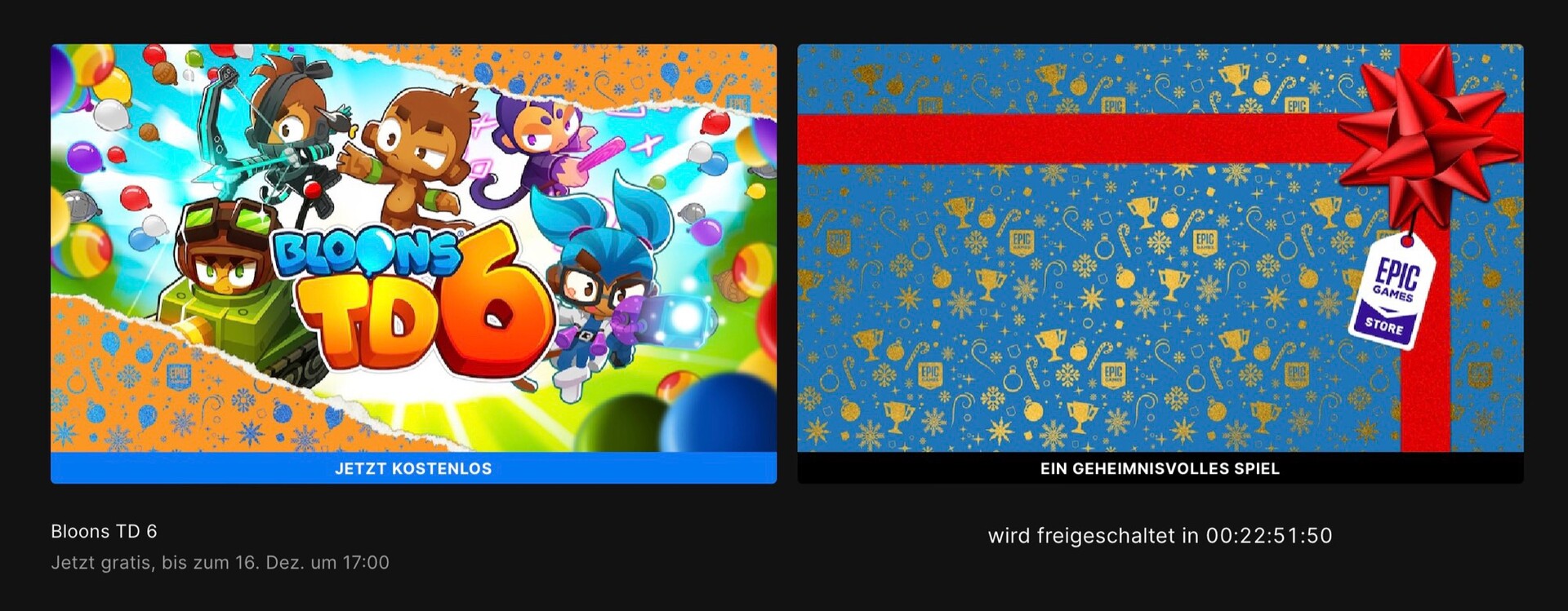 Epic Games verschenkt 15 Spiele, bietet Rabatt auf (fast) alle Titel im