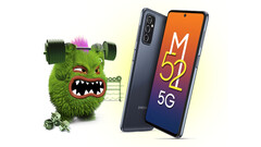 Das Galaxy M52 5G kommt mit einem 120-Hz-Display (Bild: Samsung)