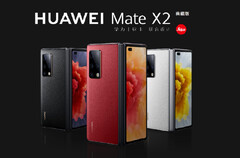 Die Huawei Mate X2 Collector's Edition ist in drei Farben mit einer schicken Leder-Rückseite erhältlich. (Bild: Huawei)