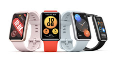 Die Huawei Watch Fit New ist technisch fast identisch mit dem älteren Modell, mit einem wichtigen Unterschied. (Bild: Huawei)