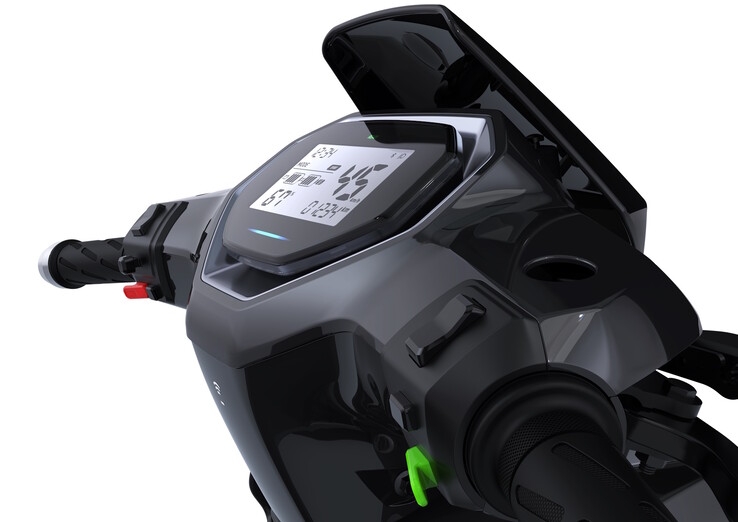 Auf dem Bildschirm lässt sich nicht nur die aktuelle Geschwindigkeit anzeigen (Bildquelle: NIU)