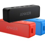 Der Anker SoundCore 2 ist in drei Farben erhältlich: Schwarz, Blau und Rot. (Bildquelle: Amazon)