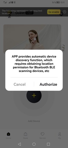 Standort für Bluetooth BLE