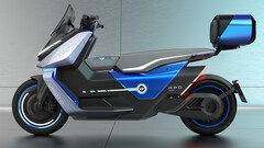Vmoto und Pininfarina präsentieren auf der EICMA 2023 die neueste Version des schicken E-Rollers APD Concept im schnittigen Aerodesign.