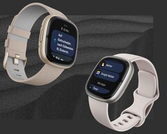 Die Fitbit Sense 2 und Versa 4 können jetzt Anrufe mit den integrierten Lautsprechern und Mikrofonen tätigen. (Bild: Fitbit)