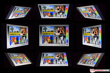 Das Lenovo IdeaPad S540-14IWL beim Blickwinkeltest