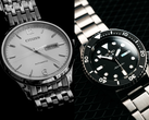 Eine Citizen- und eine Seiko-Uhr