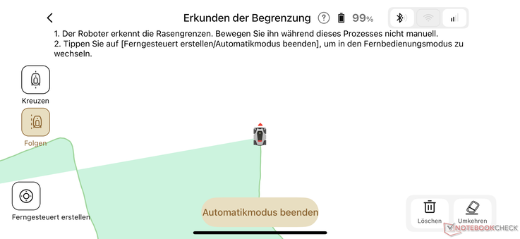 KI-Kartierung (hier Dreame A3 AWD Pro)