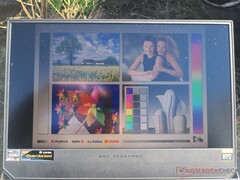 Im Freien im Schatten