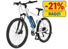 Lidl hat das Fischer Montis 2206 E-MTB im Zuge eines E-Bike-Angebots merklich rabattiert (Bildquelle: Lidl / Fischer)