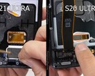 Das internationale Samsung Galaxy S21 Ultra zeigt sich im JRE-Teardown-Video von innen: Der Fingerabdrucksensor ist wirklich viel größer aber mmWave-Antennen fehlen auch in 2021.