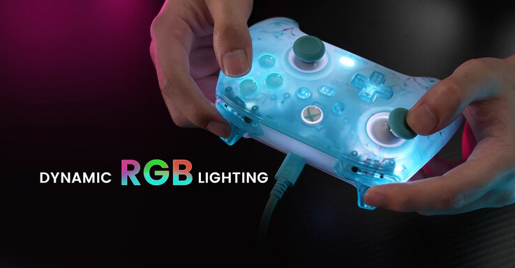 Eine RGB-Beleuchtung ist vorhanden (Bildquelle: GameSir)