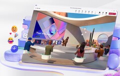 Der Microsoft Mesh 3D VR-Arbeitsbereich in MS Teams ist jetzt für alle Benutzer verfügbar. (Bild: Microsoft)