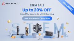 Bis zu 20% Rabatt auf 3D-Scanner von Revopoint.