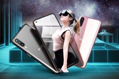 Das HTC Desire 22 Pro wird als Zubehör für das HTC Vive Flow VR-Headset vermarktet. (Bild: HTC)