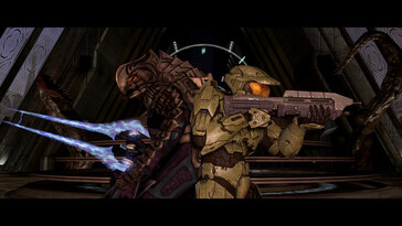 Im Bild: Ein Gameplay-Screenshot aus Halo: The Master Chief Collection (Halo 3).