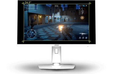 Das Display lässt sich virtuell sozusagen verkleinern (Bildquelle: MSI)