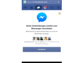 Bald lassen sich Nachrichten in Facebook mobil nur mehr im Messenger ansehen.