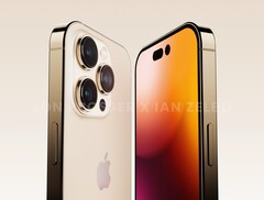 Die neuesten Renderbilder zeigen das iPhone 14 Pro in vier schicken Farben. (Bild: Jon Prosser / Ian Zelbo)