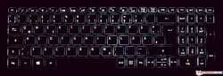 Tastatur beim Acer Spin 5 SP515-51GN (beleuchtet)
