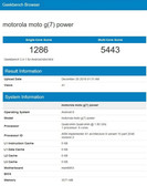 Motorola Moto G7 Power Geekbench
